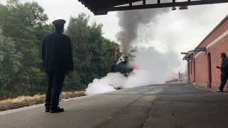 Vulcan Steam Locomotive From NewtonleWillows Lancashire UK to Castlemaine Victoria Australia [upl. by Jensen906]