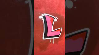 Aprenda graffiti Letra “L” spray graffiti nosilagraffart shorts lettering [upl. by Ydnih]