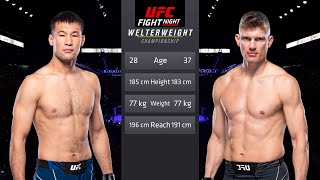 Shavkat Rakhmonov vs Stephen Thompson Full Fight  UFC 296 Fight Night [upl. by Velleman]