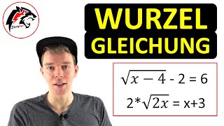 WURZELGLEICHUNGEN mit 1 Wurzel  Mathe Tutorial [upl. by Ambrose917]