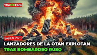 MIEDO EN LA OTAN RUSIA LANZA BOMBARDEO MASIVO VS LANZADORES OCCIDENTALES  TheMXFam [upl. by Acirretahs]