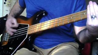 Green Day  Hitchin A Ride  Bass Cover Gibson G3 [upl. by Eetsirhc761]