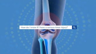 How to Tell if a Knee Injury is Serious  Yale Medicine Explains [upl. by Reisch]