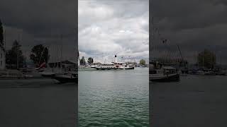 🚢 Dampfschiff Hohentwiel Romanshorn Lake Bodensee 🚢 travel Bodensee travelvlog [upl. by Ulphia]