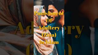 Punishment of Zina in Islam  Adultery ytshorts islamicvideo shortsfeed viral [upl. by Enihsnus]