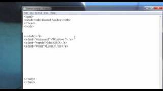HTML Named Anchor Tags  for Internal Linking [upl. by Ianahs]