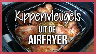 Kippenvleugels uit de Airfryer met Frietjes recept [upl. by Lovering]