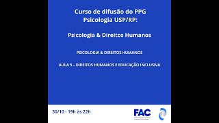 Curso Psicologia amp Direitos Humanos  AULA 5 [upl. by Reivax]