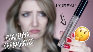 UNBELIEVA BROW LOREAL FUNZIONA VERAMENTE RECENSIONE VERA AL 100 SaraPinkBerry [upl. by Cookie111]