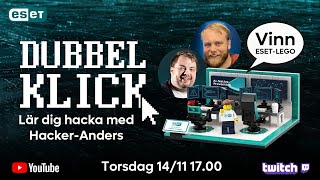 Dubbelklick 208  ESET CTF  Lär dig hacka med HackerAnders [upl. by Leuamme]