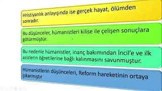 AVRUPANIN TEMELLERİ RÖNESANS VE REFORM [upl. by Dolan444]