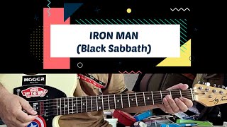 Iron Man Black Sabbath cover song lead foundations I [upl. by Ecinhoj]