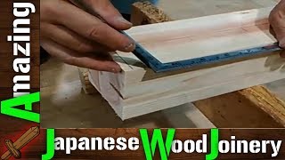 Amazing Japanese Woodworking Techniques Fastest HandCut Joinery Skills [upl. by Timms191]