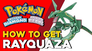 Pokemon Brilliant Diamond amp Shining Pearl How To Get Rayquaza Legendary Pokemon Pokemon BDSP [upl. by Aneleh]