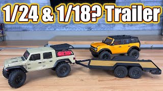 Haul Your Mini RCs In Style Axial Flatbed Trailer [upl. by Batha264]