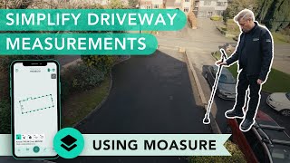 Moasure Simplify Driveway Measurements [upl. by Yatzeck]