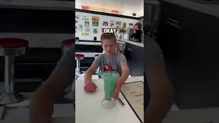 Milkshake guessing game at red knapps in Rochester Michigan [upl. by Akisey796]