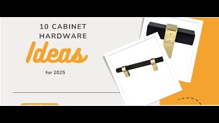 10 Modern Cabinet Hardware Ideas to Upgrade Your Kitchen in 2025 🔑✨ [upl. by Anifled]