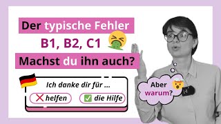 Der typische Fehler mit Präpositionen  B1 B2 C1  Erklärung  Übung  MiniUnterricht mit Yuliia [upl. by Onairelav]