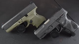 Glock 26 Vs Taurus G2CIs It Even Close [upl. by Nayt]