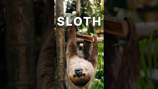 Can u live in Slow motion Well he does sloth wildlifeinsights facts fascinatingwildlife [upl. by Aeresed]