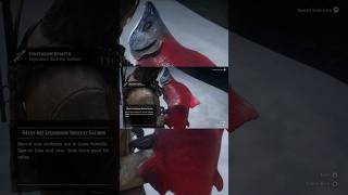 RDR2 legendary sockeye salmon rdr rdr2 games legendaryfish fish fyp shorts [upl. by Carmine157]