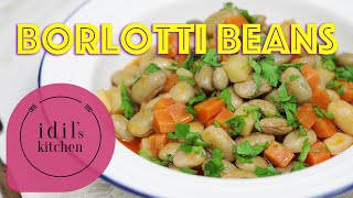 Borlotti Beans with Olive Oil 🌱VEGAN🌱  FAST RECIPES [upl. by Olga]