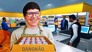 FILA PRA COMPRAR DANONÃO  Supermarket Simulator [upl. by Drofnats]