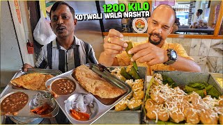 70 Rs Kotwali Bazar Indian Street Food 😍 सेठी Chole Katlambe Desi Ghee Aloo Tikki Pahadi Mithai [upl. by Rebak]