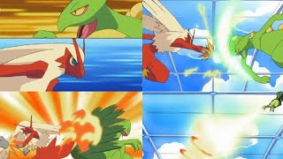 ash sceptile vs may blaziken full battle sceptile vs blaziken hoen league battle Pokemon [upl. by September40]