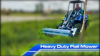 Explore the Power of MultiOnes Heavy Duty Flail Mower Attachment [upl. by Atrice]