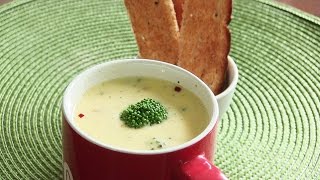 Welcoming Winter with Broccoli Cheese Soup Video Recipe by Bhavna [upl. by Dacy293]