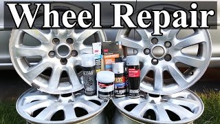 How to Repair Wheels with Curb Rash and Scratches [upl. by Durnan]