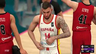 CANADA vs SPAIN  FULL GAME HIGHLIGHTS  2024 Paris Olympics Mens Basketball  August 2 2024  2K [upl. by Hake210]