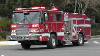 LivermorePleasanton Fire Dept Engine 92 Responding [upl. by Strephonn724]