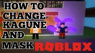 HOW TO CHANGE KAGUNE AND MASK  RoGhoul  ROBLOX [upl. by Ofori956]