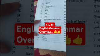 Kamp M English grammar book by Manish Swami  overview competition englishgrammar shortvideo [upl. by Aisatsan]