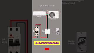 How to Split Ac wiring connectionshortsacviralyoutube [upl. by Chally]