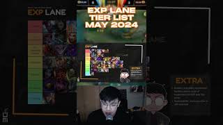 EXP LANE TIER LIST MAY 2024 [upl. by Toback]