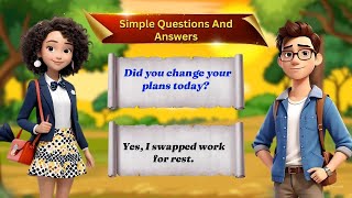 Daily Use English question answer Practice How to Speak English Fluently learnenglish5days [upl. by Clyte]