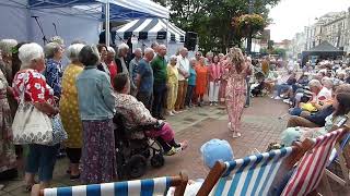 Southsea Community Choir performs at Southsea Food Feastival 2024 [upl. by Ransome540]