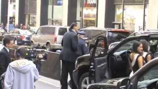 The Great Khali Leaves WrestleMania 29 Press Conference In NYC [upl. by Ettezoj]