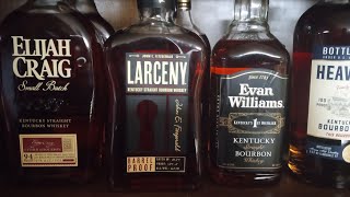 Larceny Small Batch bourbon vs Larceny Full Proof Differences and Winner [upl. by Kam146]