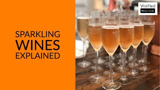 Learn Wine in 1 Minute  Sparkling Wines  High Definition Short Lesson For Beginners [upl. by Oryaj997]