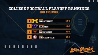 Did The College Football Playoff Committee Get The Final Four Right  120423 [upl. by Drusi]