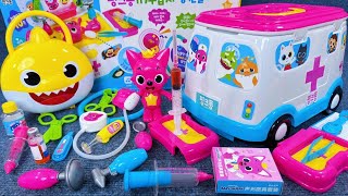 8 Minutes Satisfying with Unboxing Cute Pinkfong Ambulance Playset Doctor Toys ASMR  Review Toys [upl. by Enileve706]