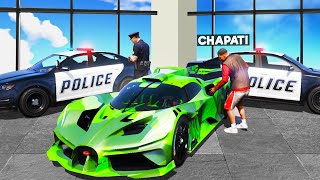 LOGGY STEALING SPORTS CAR FROM POLICE STATION  GTA 5 ONLINE [upl. by Dallman]