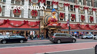 4K Full Tour of MACY’s 34th Street 2023 in New York City  Christmas Decorations Windows 🎄🎅 [upl. by Marozik]