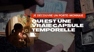 Je découvre lintérieur dun portemonnaie qui est une vraie capsule temporelle [upl. by Tat54]