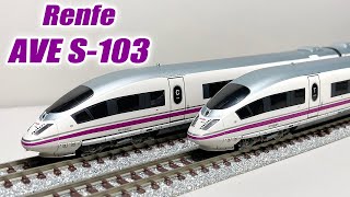 ARNOLD HN2445S Renfe AVE S103 DCCSound Escala N Spur N  Échelle N  N Scale [upl. by Naawaj130]